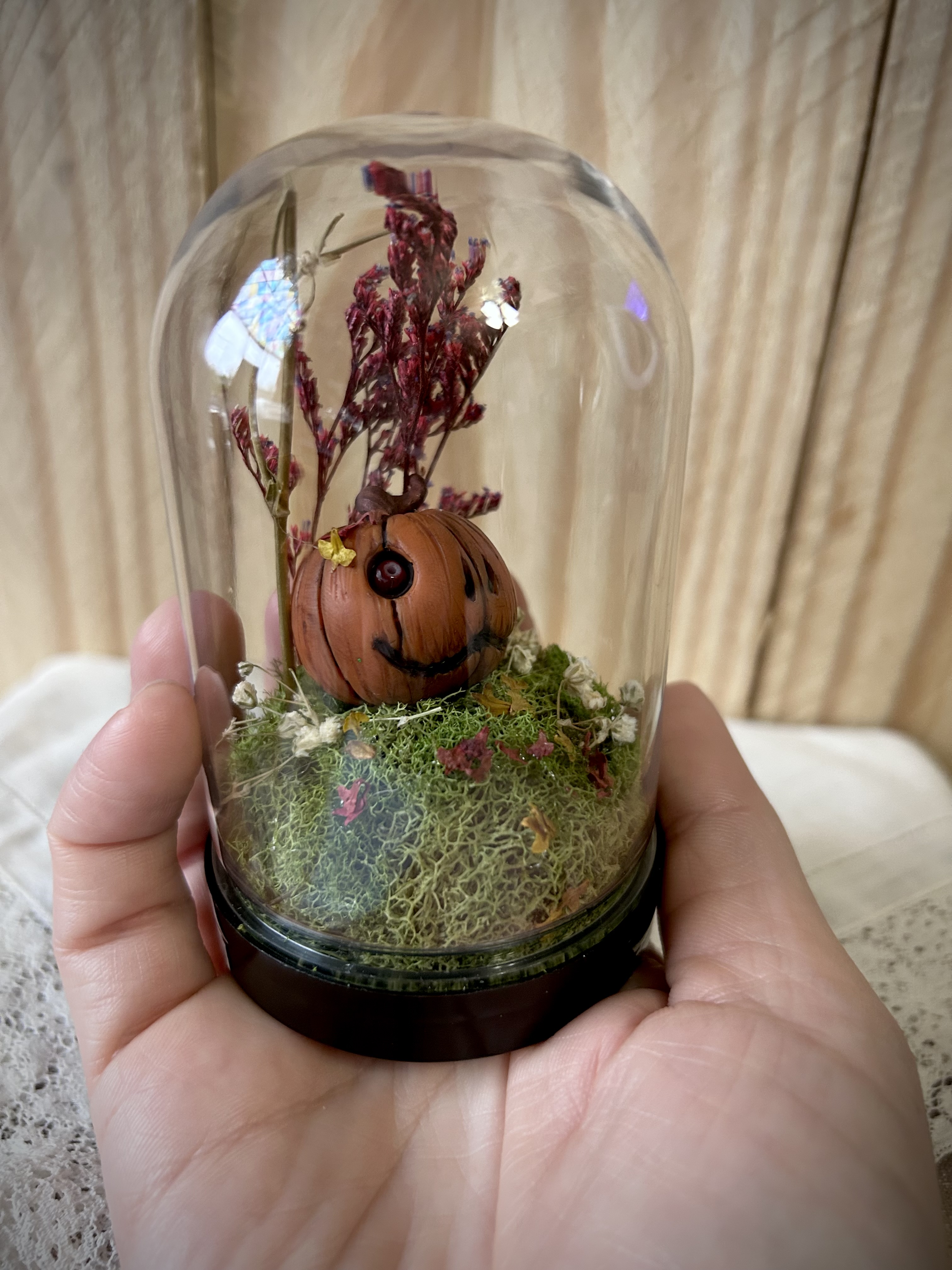 Creepy Pumpkin Terrarium 