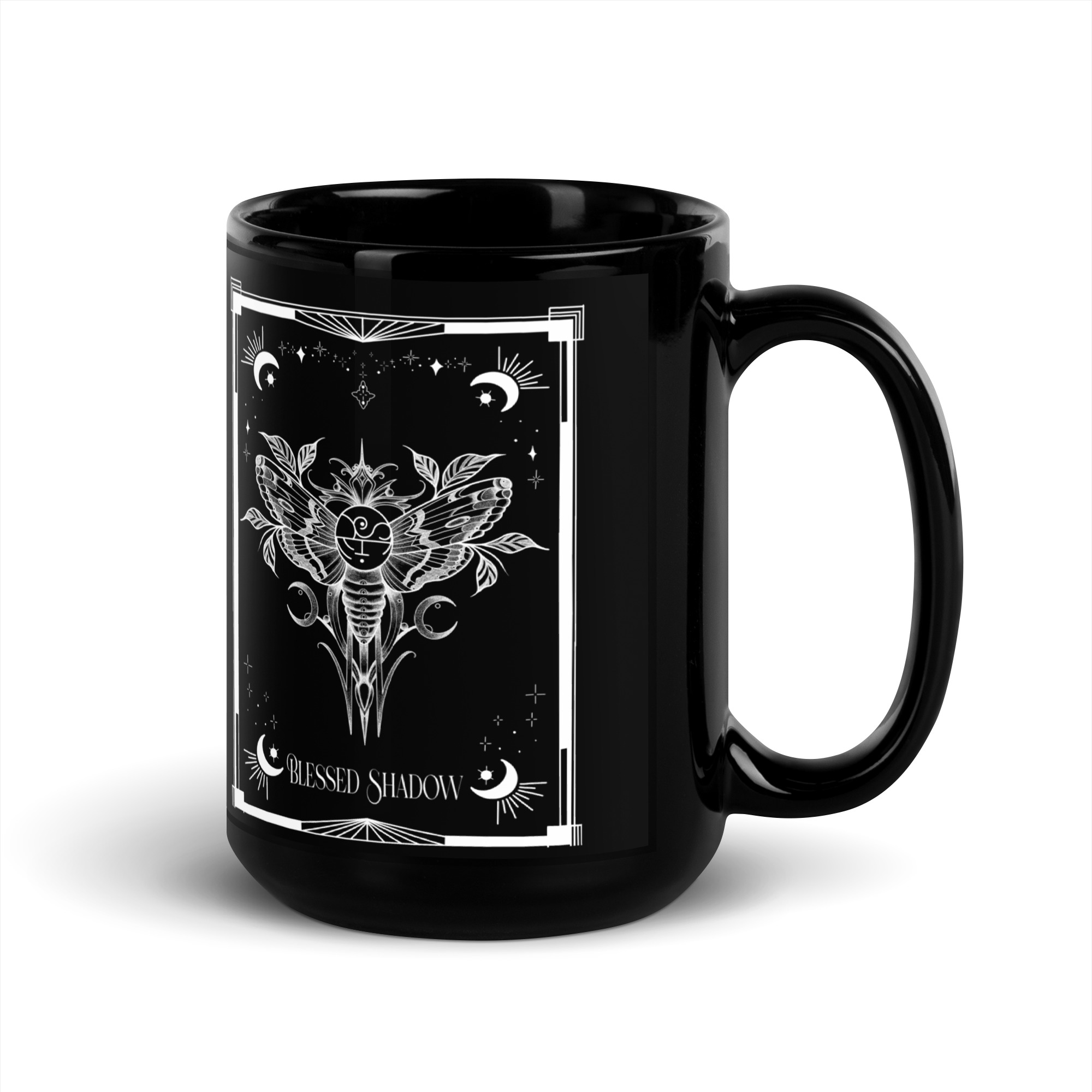 Blessed Shadow Moth Logo Mug