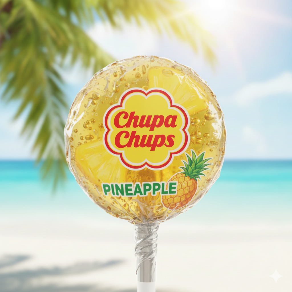Pineapple | Chupa Chups | Limited Edition 12g | Standard Size