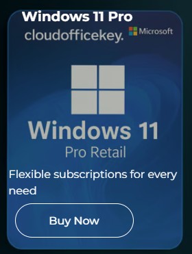 Windows 11 Pro Retail Key – 1 PC | Genuine Digital License Key | Lifetime Activation