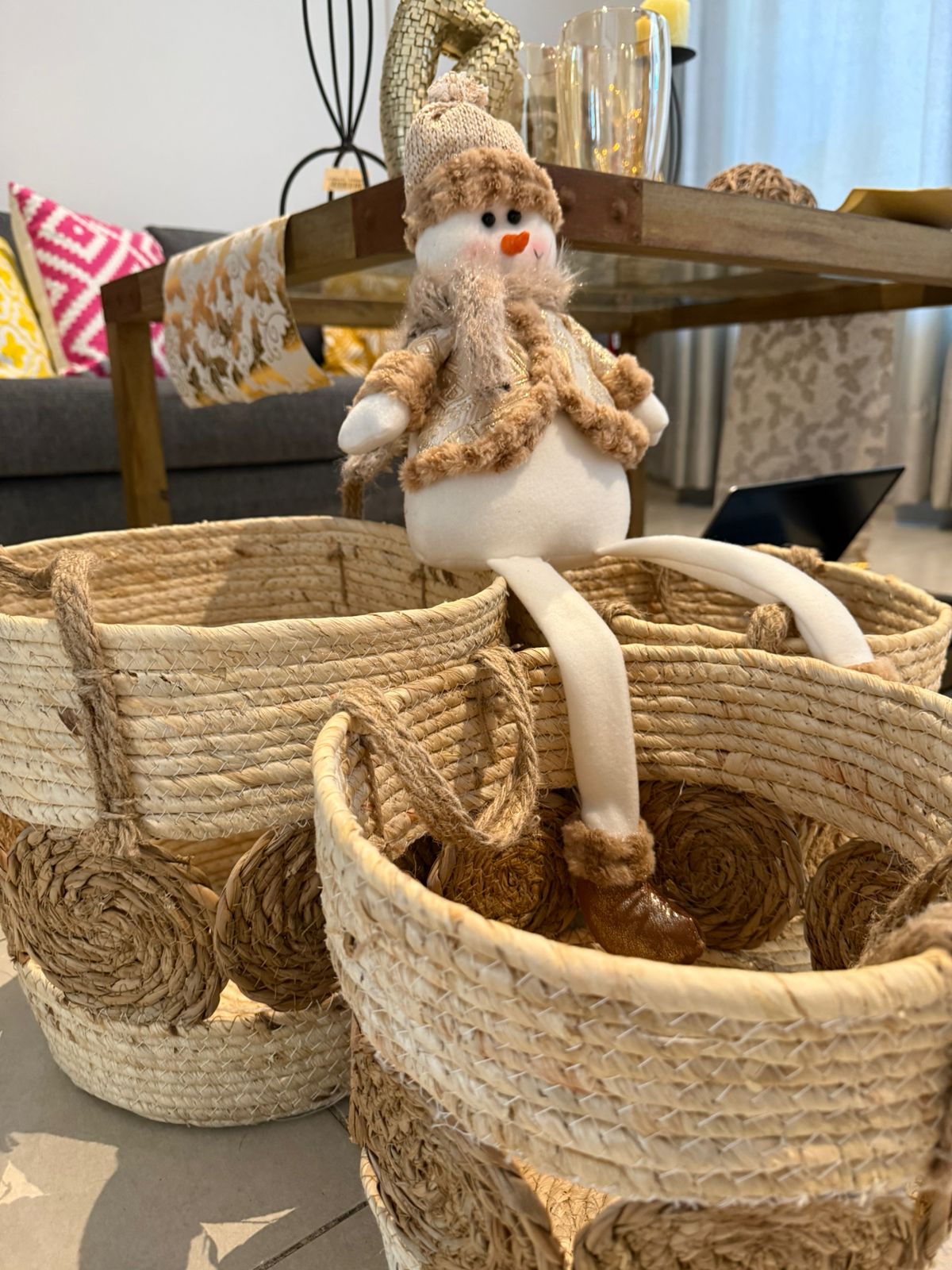 Muñeco de nieve decorativo