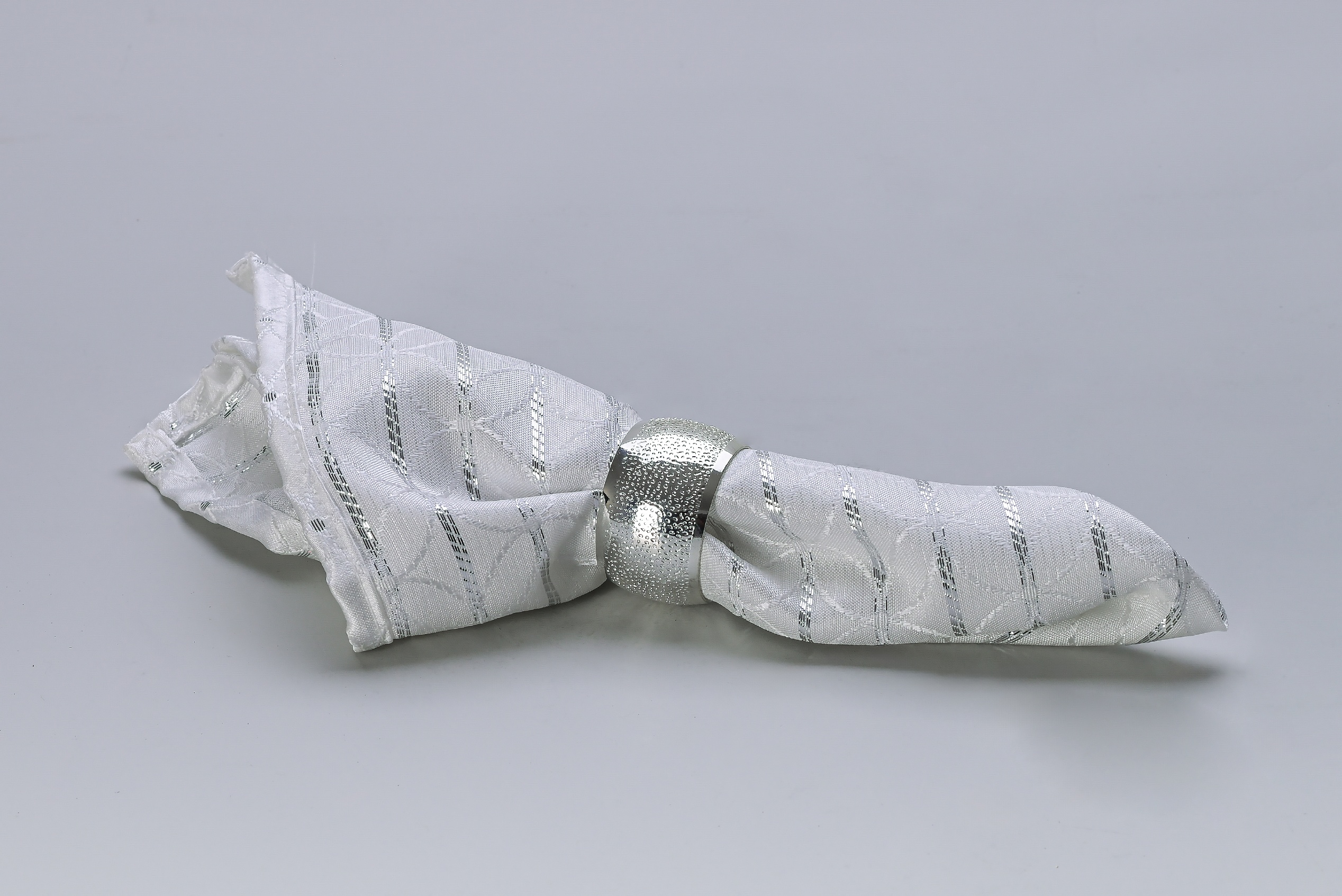 Servilletero individual plateado