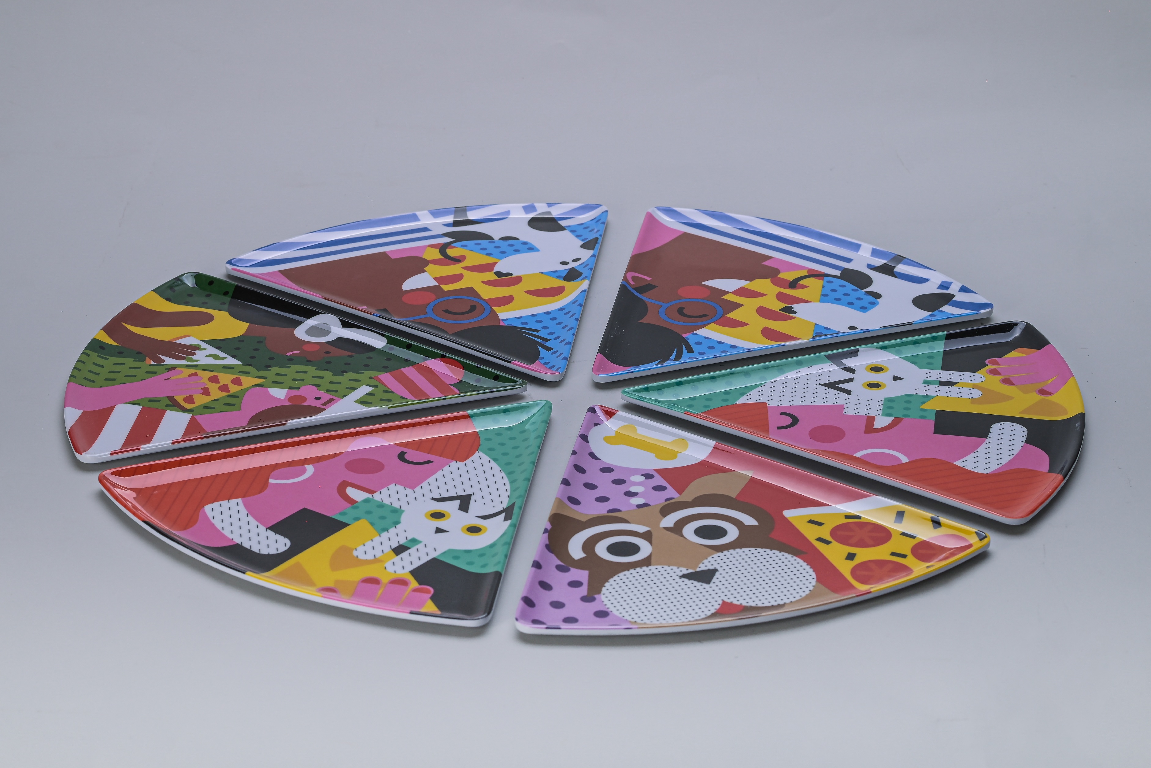 Platos de 'Pizza divertida' X DOS