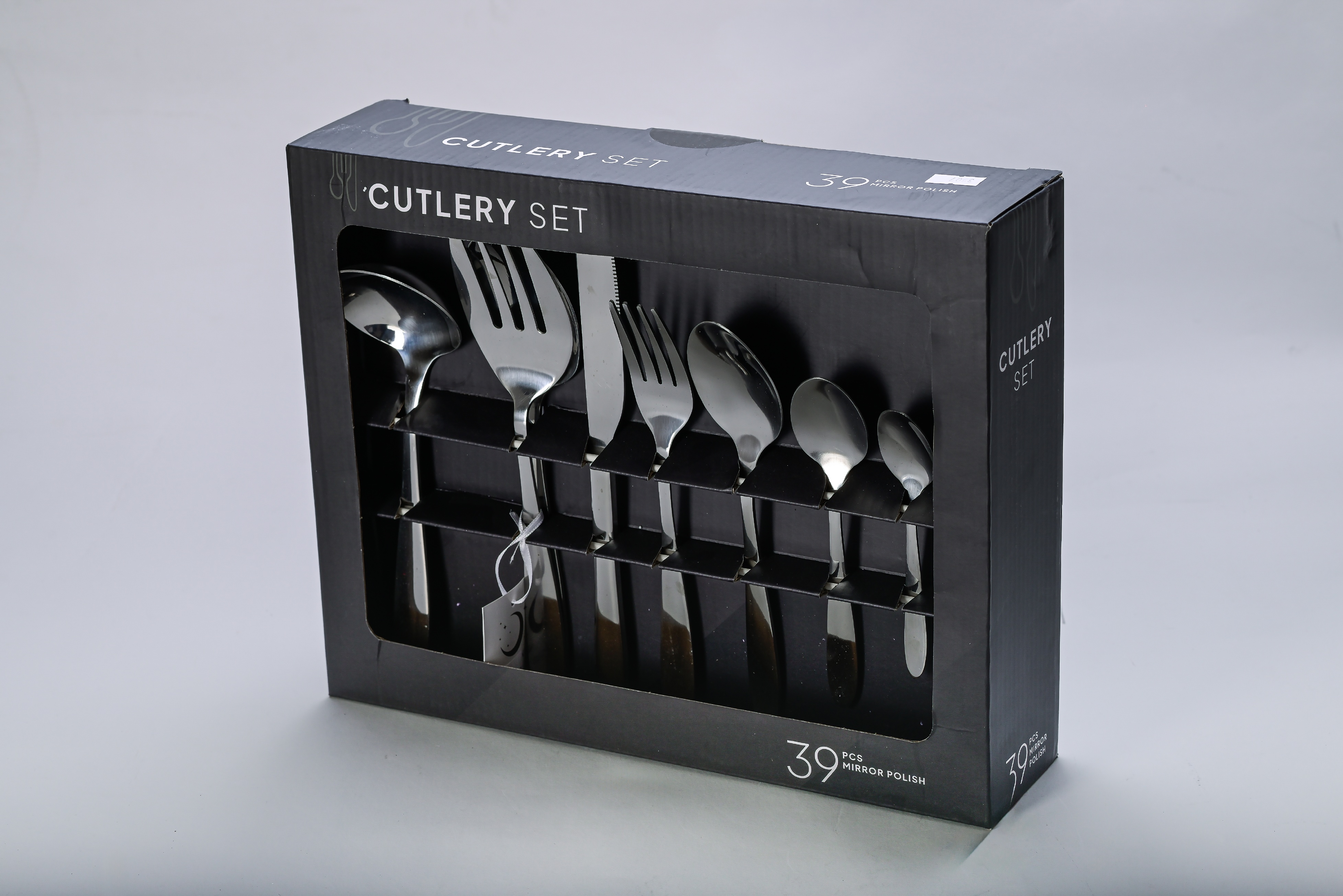 Set de Cubiertos de Acero Inoxidable 39 piezas