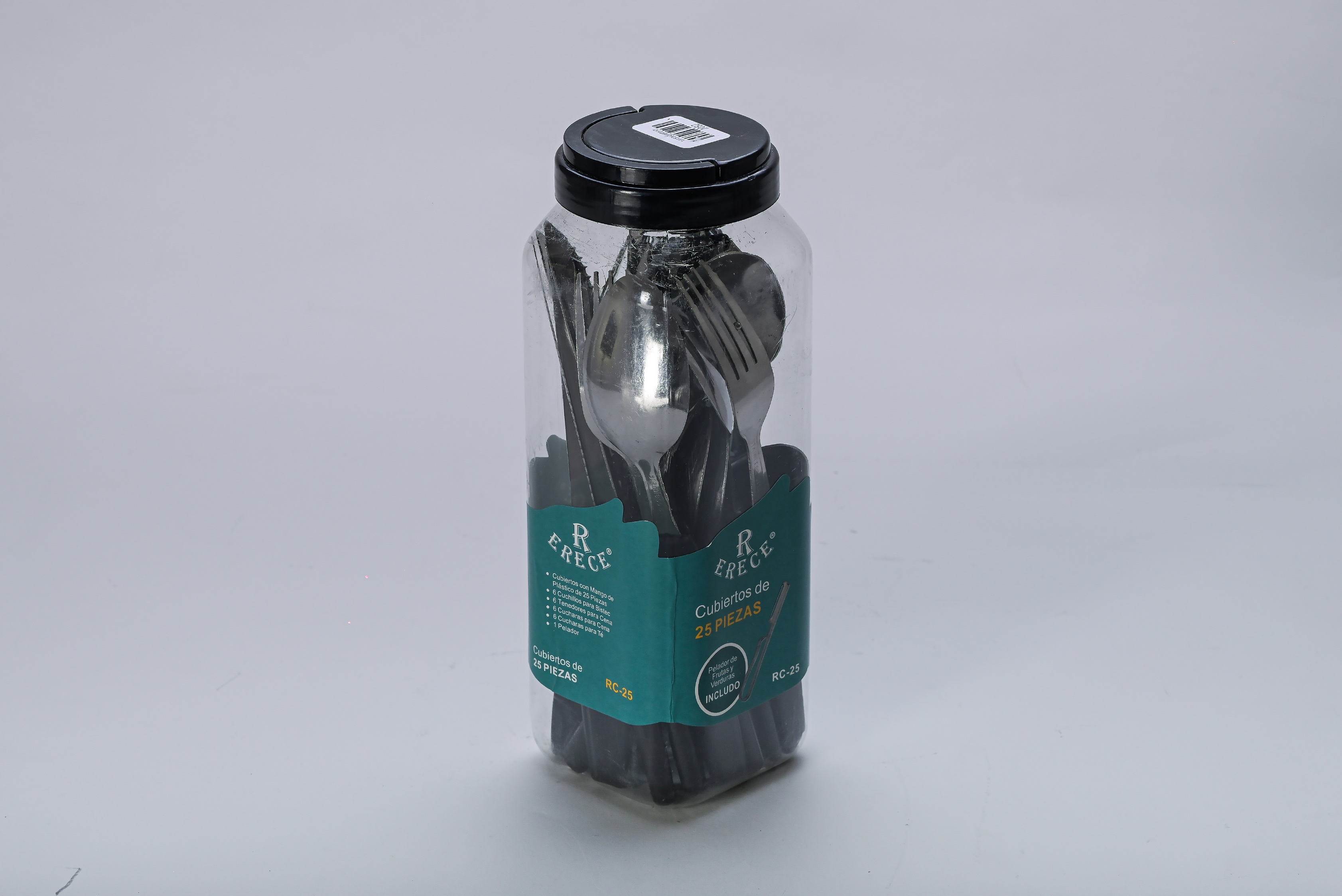 Set de cubiertos plásticos