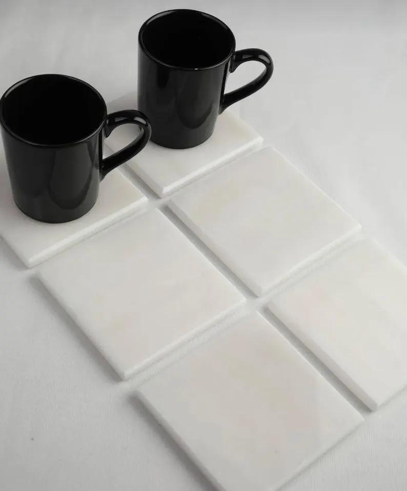 Beyaz Bardak Altlığı Seti