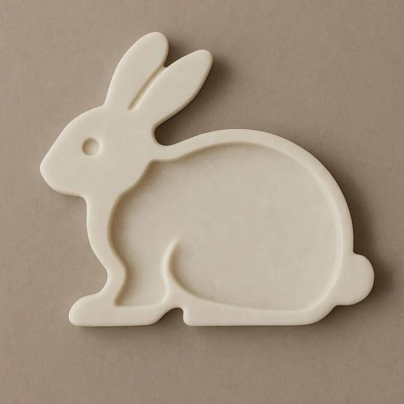 Tavşan Şeklinde Servis Tabağı