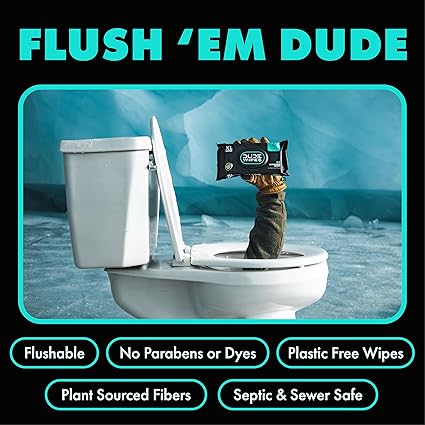 DUDE Wipes - Flushable Wipes Stocking 