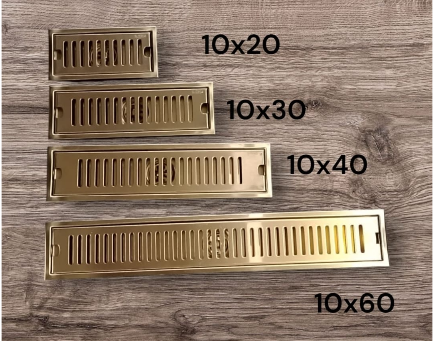 Rejillas de Ventilación Metálicas