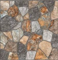Piso cerámico estilo piedra