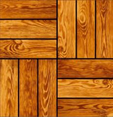 Piso de madera decorativo