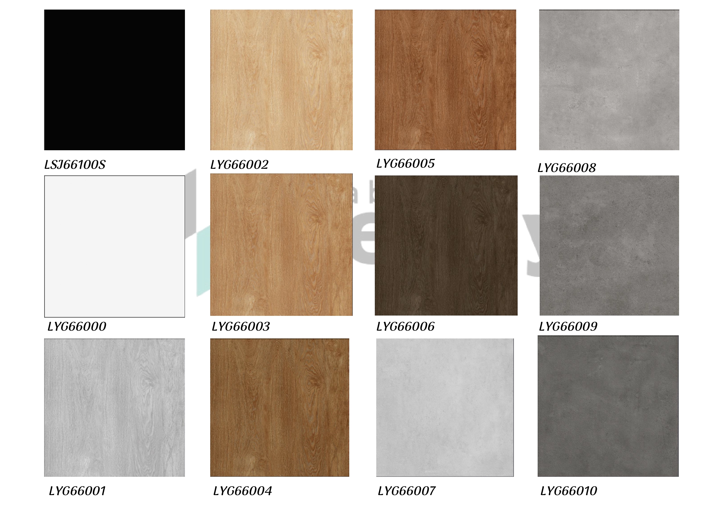 Baldosas decorativas de colores variados