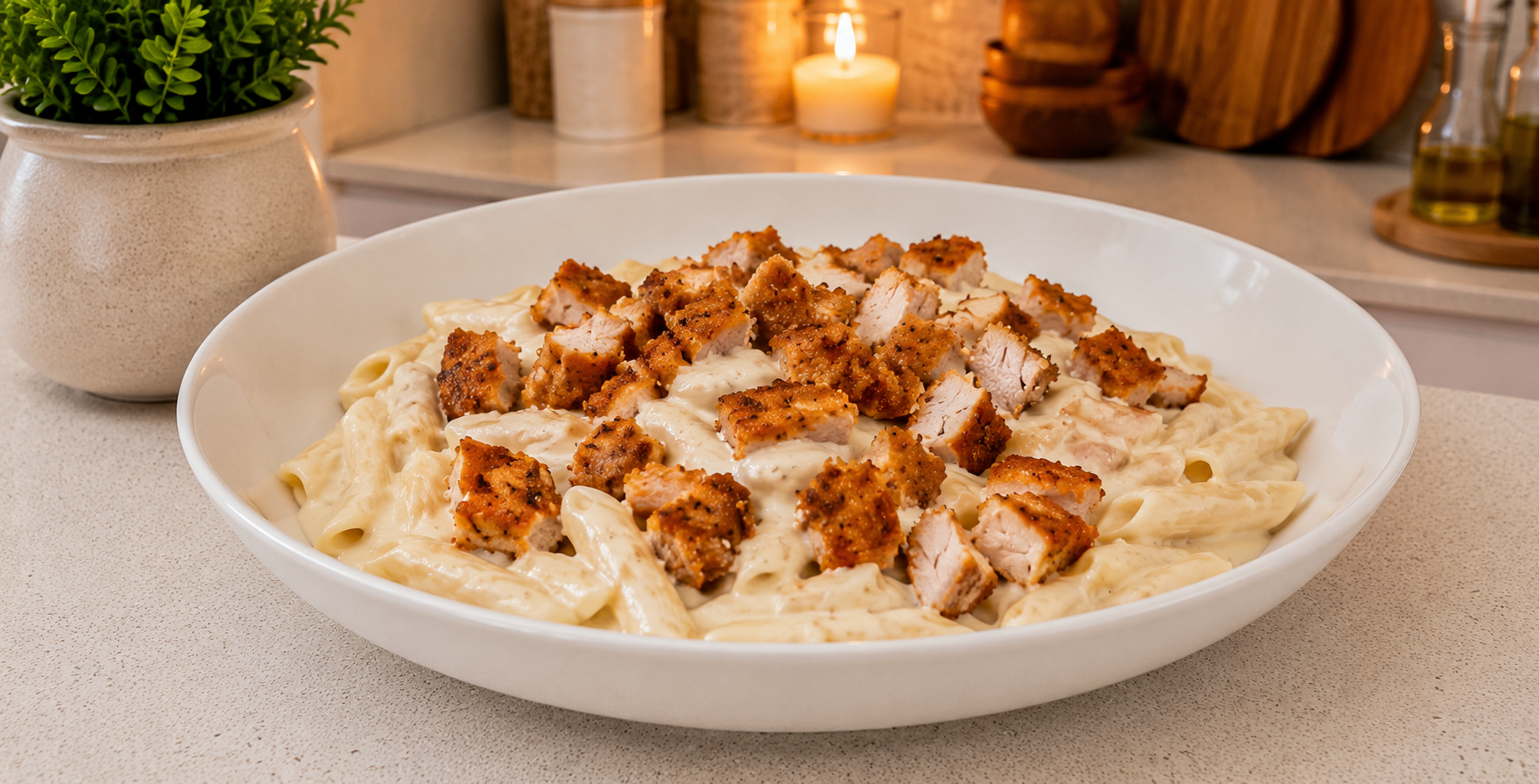 Blackened Tender Pasta