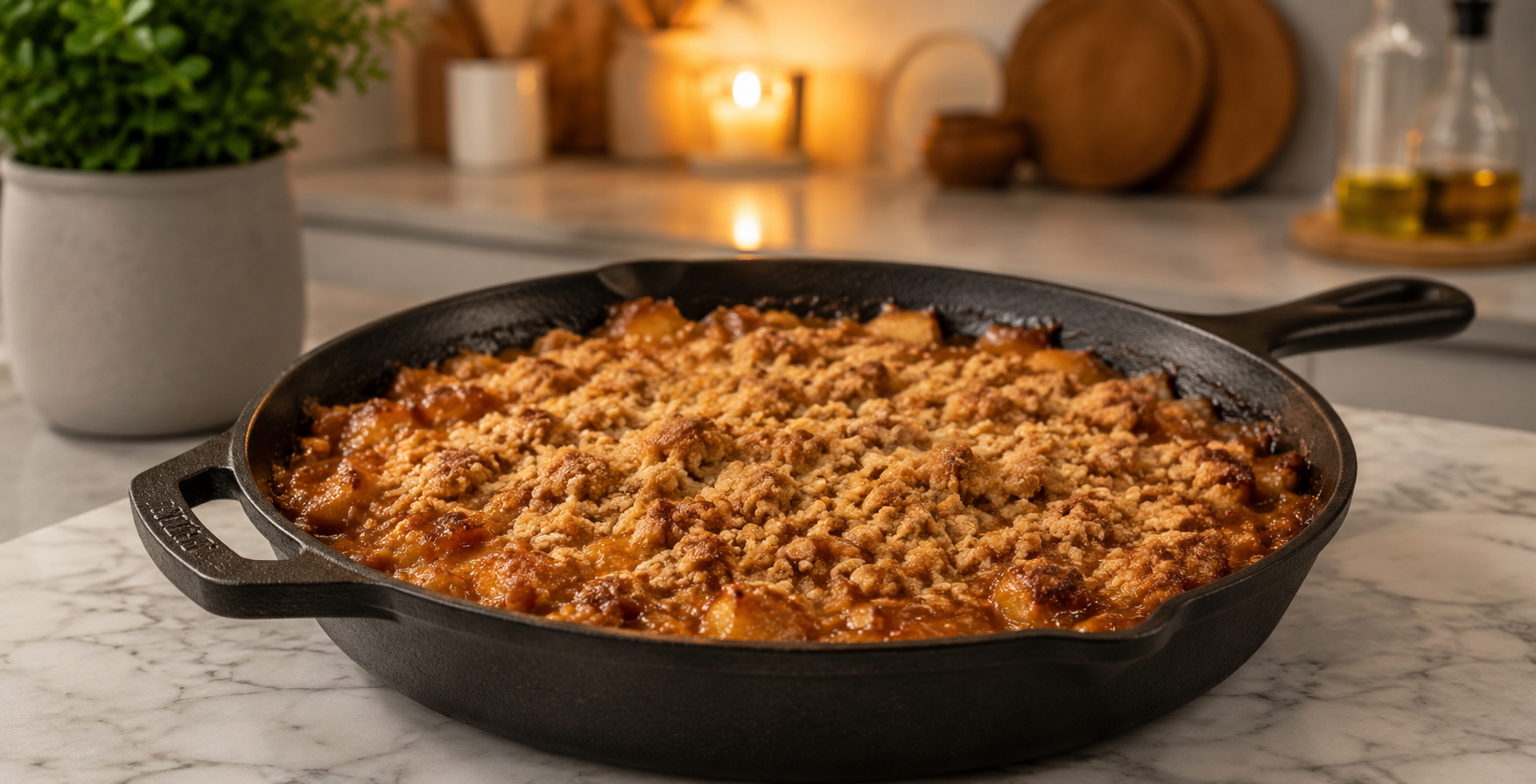 Apple Crumb Skillet