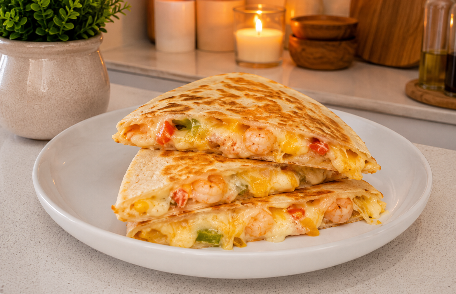Shrimp Quesadillas