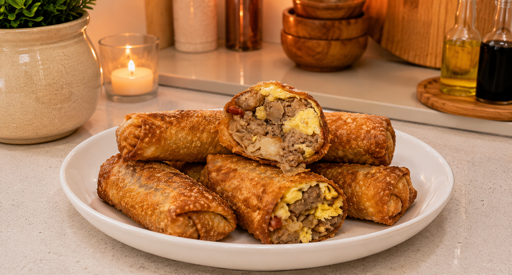 Breakfast Egg Rolls