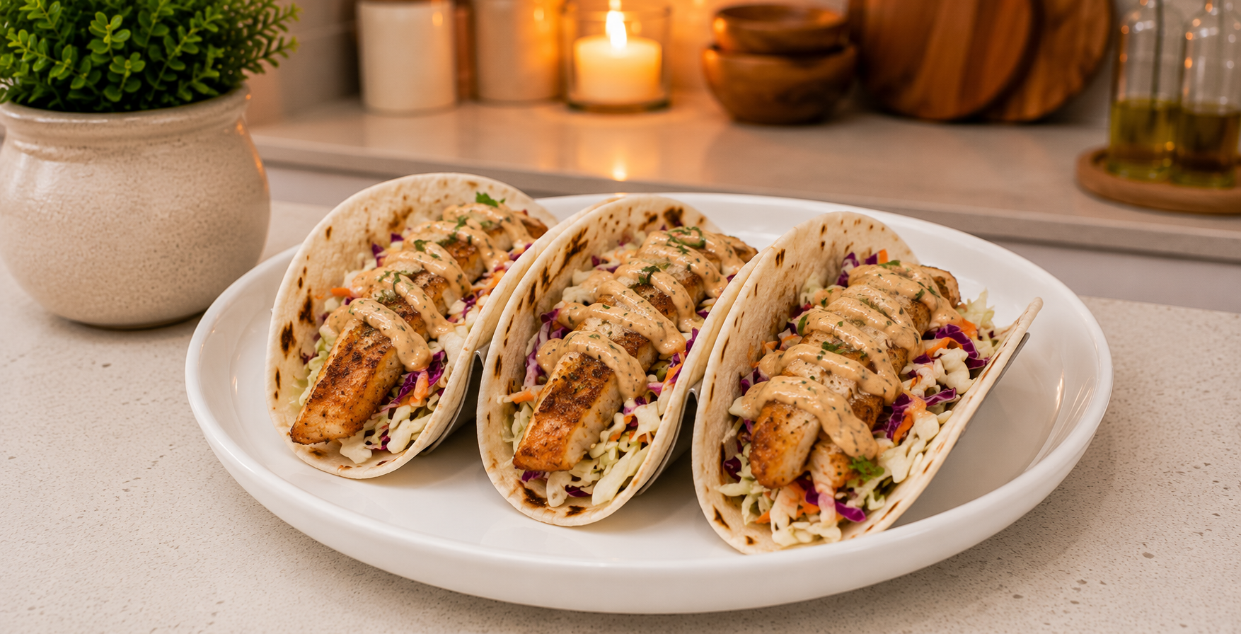 Baked Tilapia Tacos