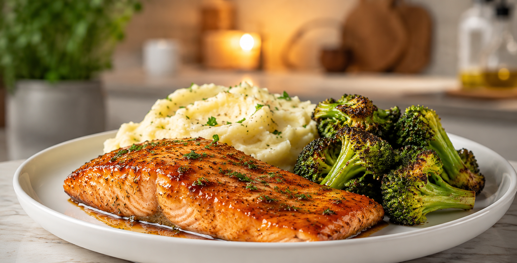 Honey Garlic Glazed Salmon
