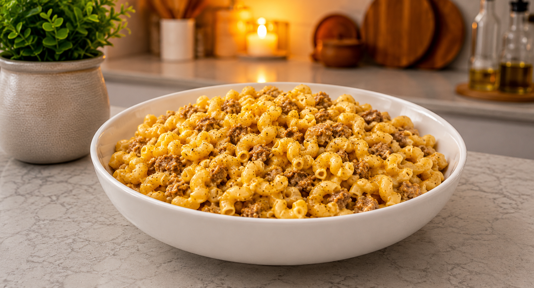 "Healthy" Hamburger Helper 