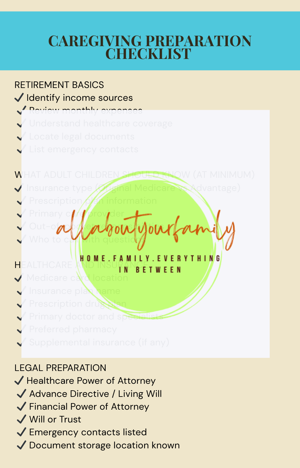 The Adult Child's Guide to Retirement, Healthcare & Emergency Planning for Aging Parents FULL GUIDE