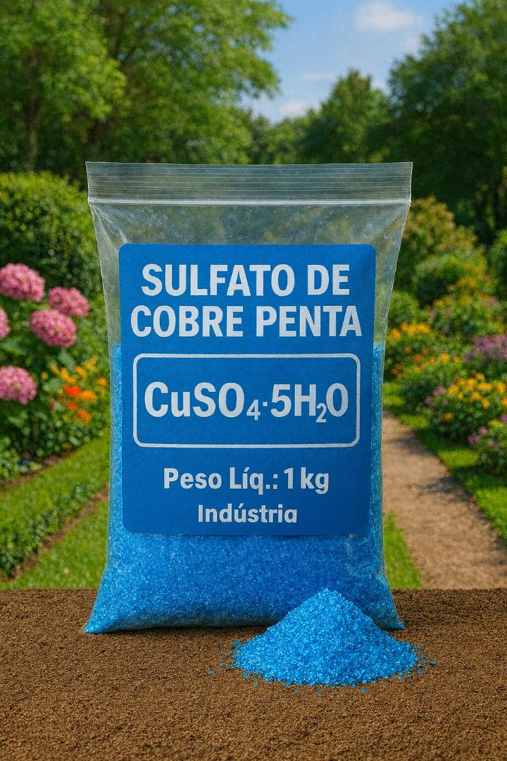 Sulfato de cobre penta hidratado