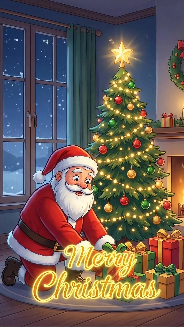 Personalized Merry Christmas & Happy New Year E-Video – Customizable Greeting