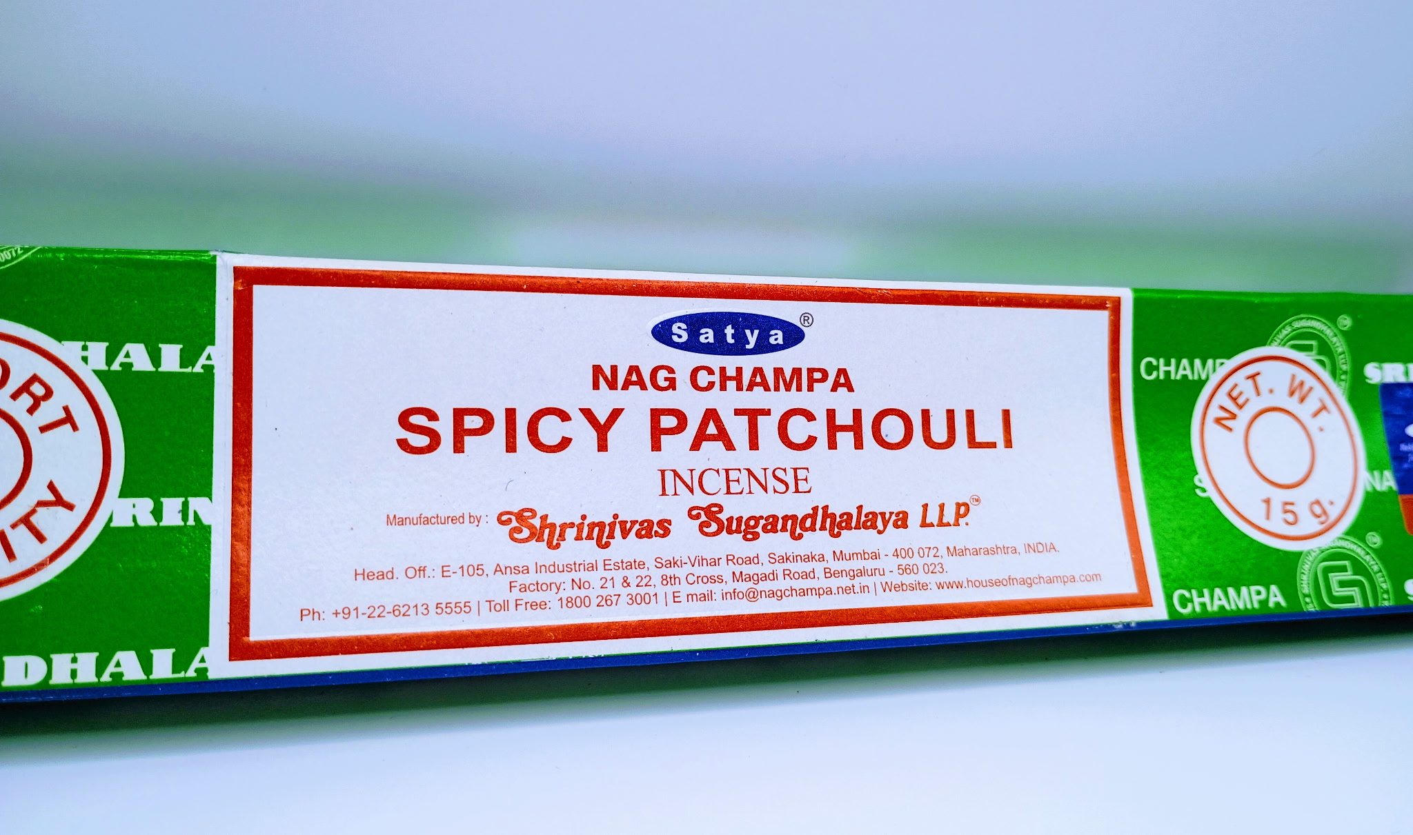 Nag Champa Spicy Patchouli (Incense)