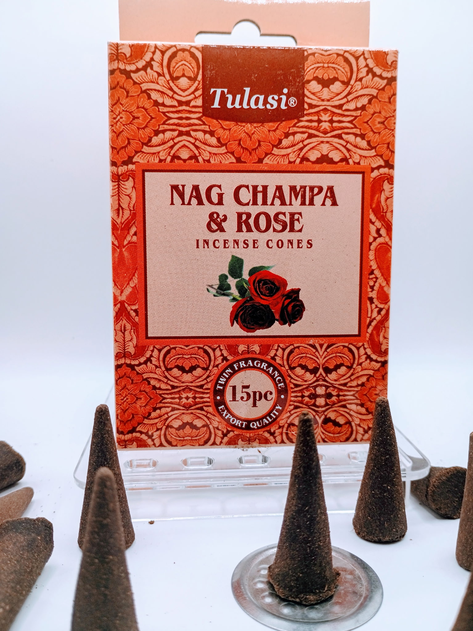 Nag Champa & Rose Cones