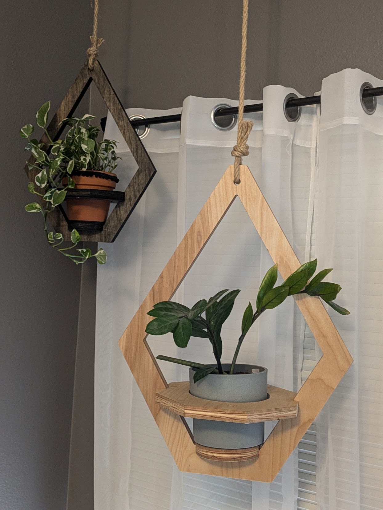 Geometric Hanging Planter