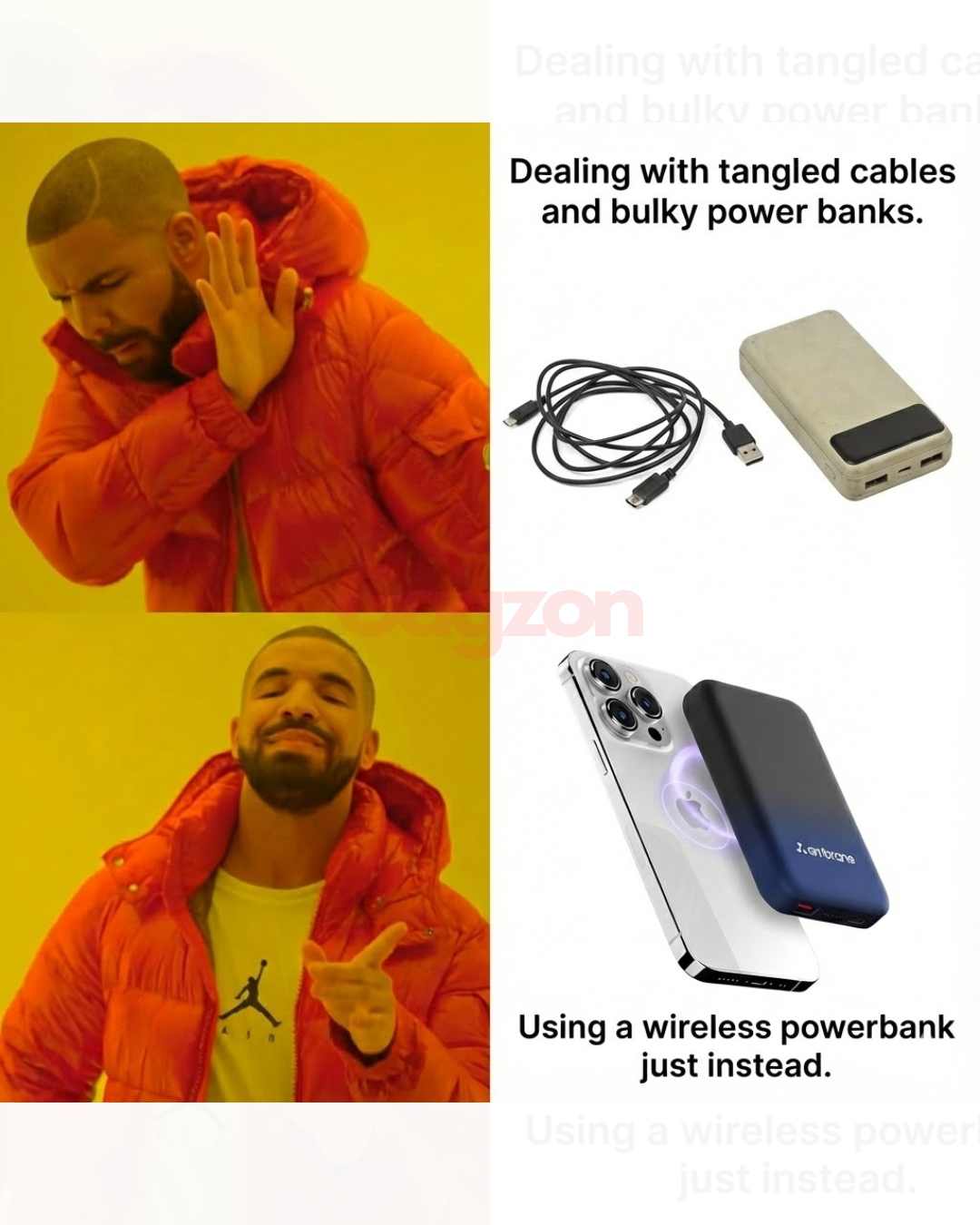 When your power bank finally matches your lifestyle.