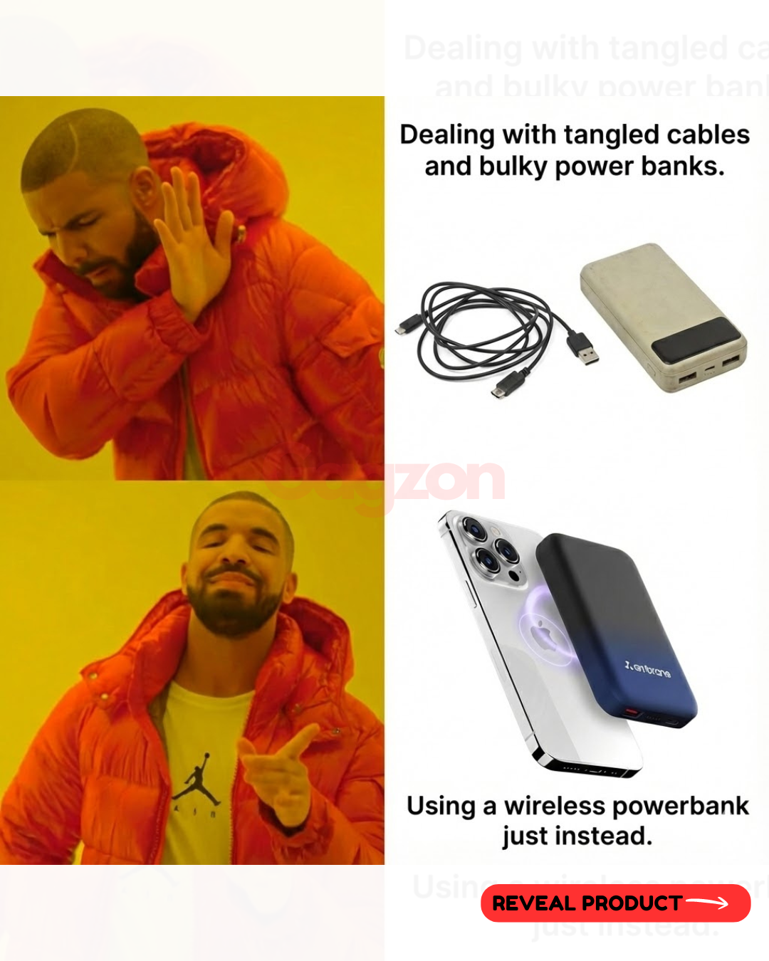 When your power bank finally matches your lifestyle.