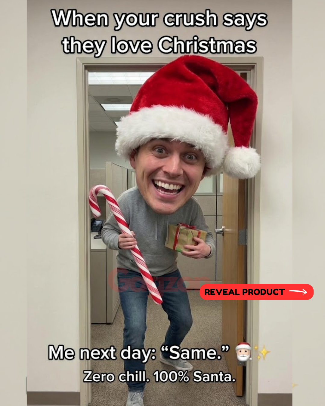 When your crush says they love Christmas…