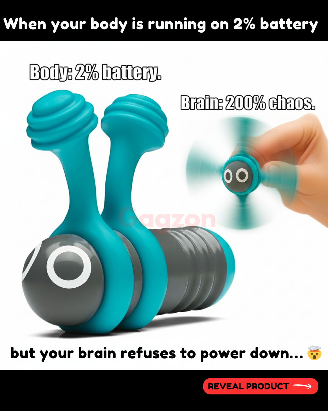 When your body is running on 2% battery but your brain refuses to power down… 🤯