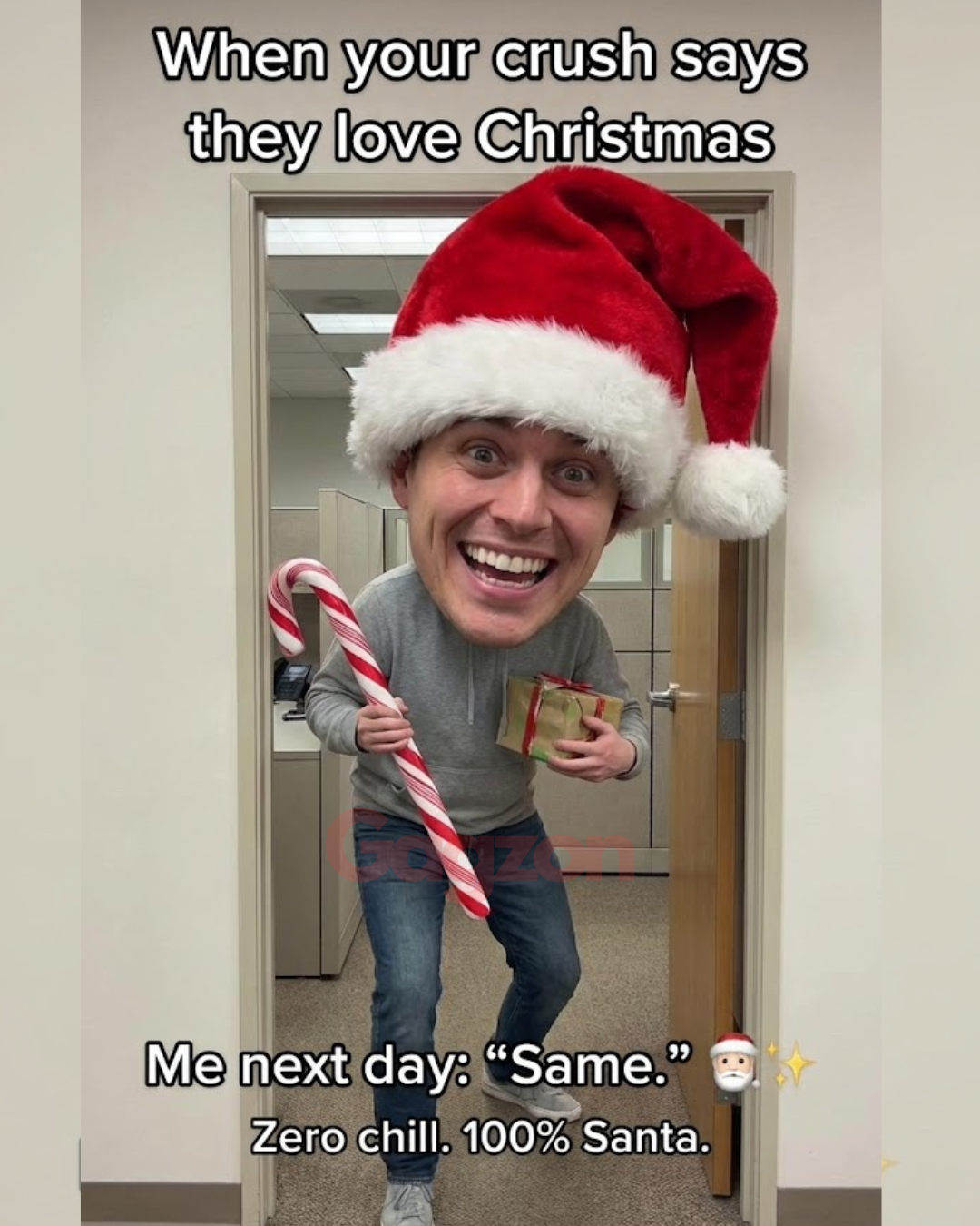 When your crush says they love Christmas…