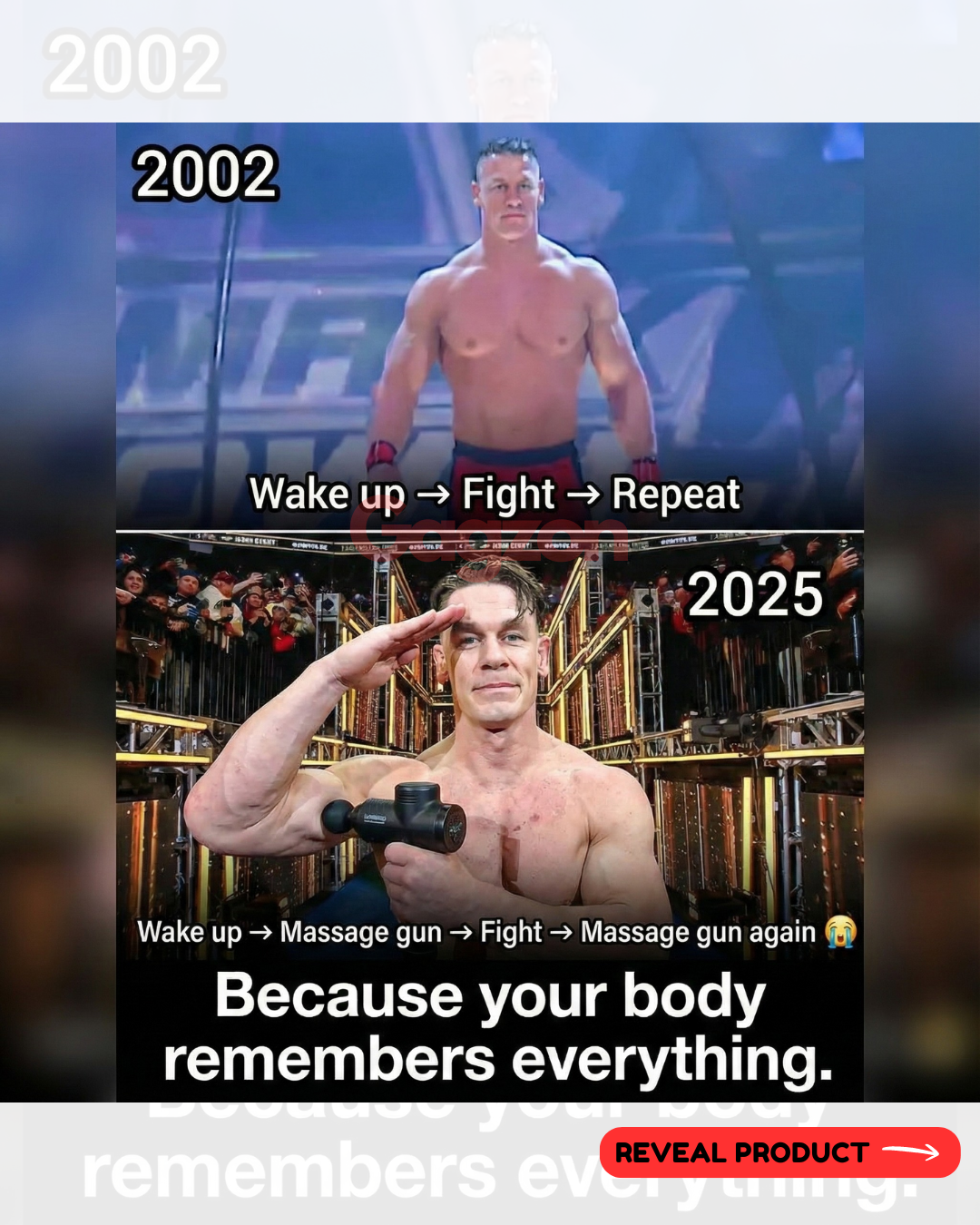 Same warrior. Different recovery plan. 🫡