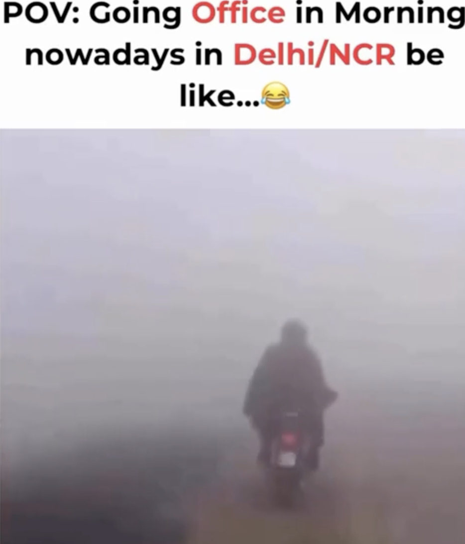 This is not fog, this is Delhi’s morning boss level (Watch video)