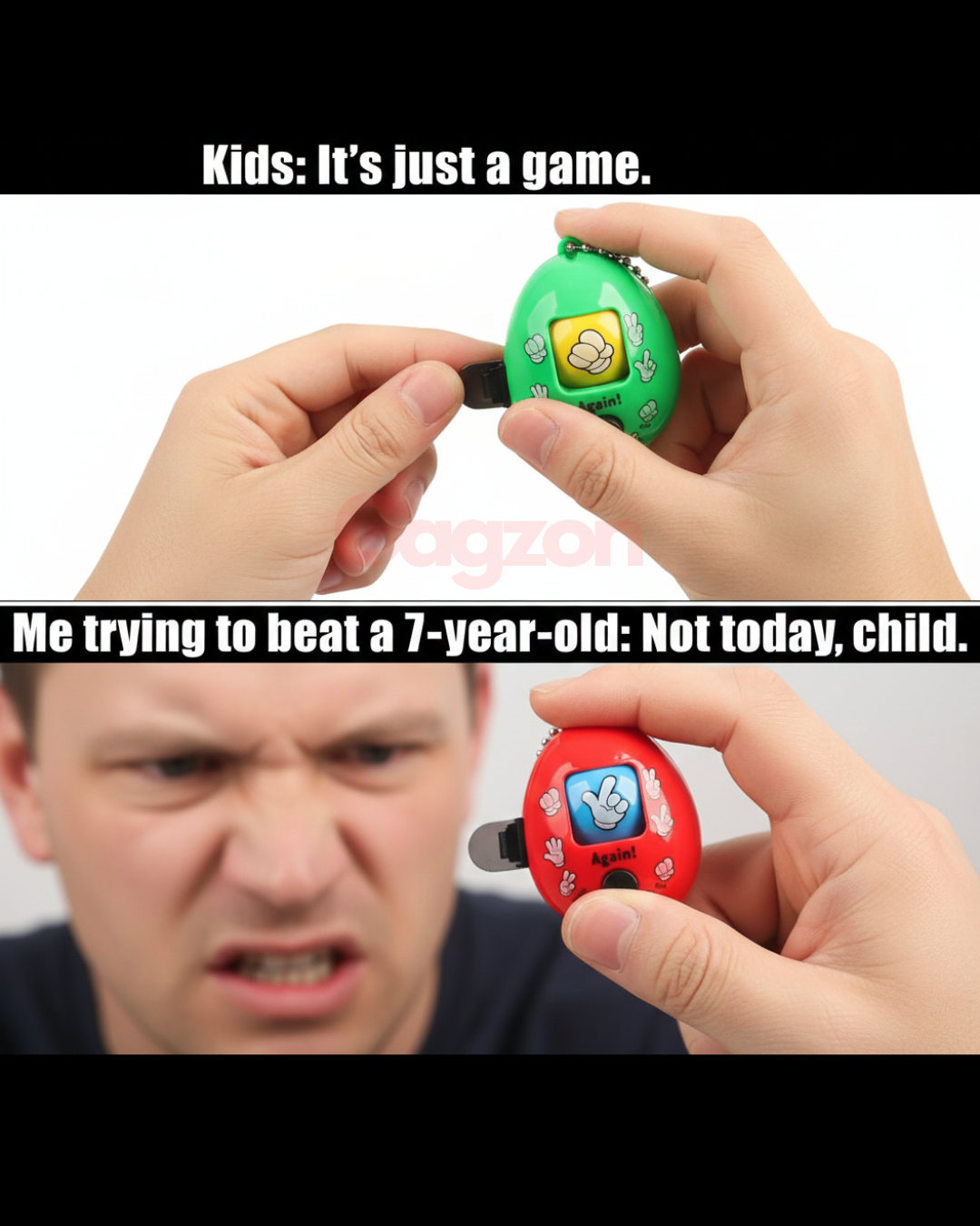 Kids: Relax, it’s just a game. Adults: Victory is the only option. 😂