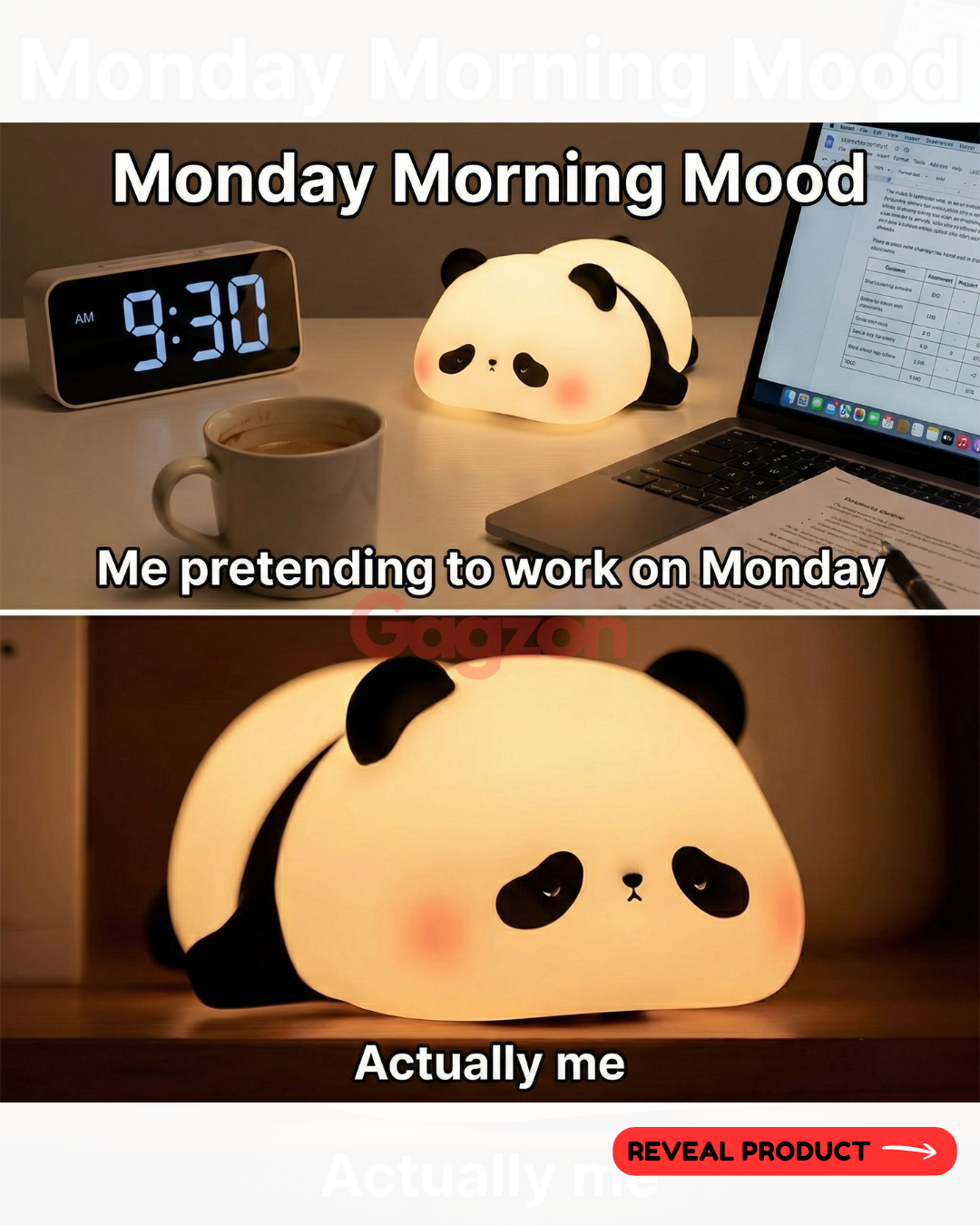 Monday morning energy = pretending to be productive ☕💻