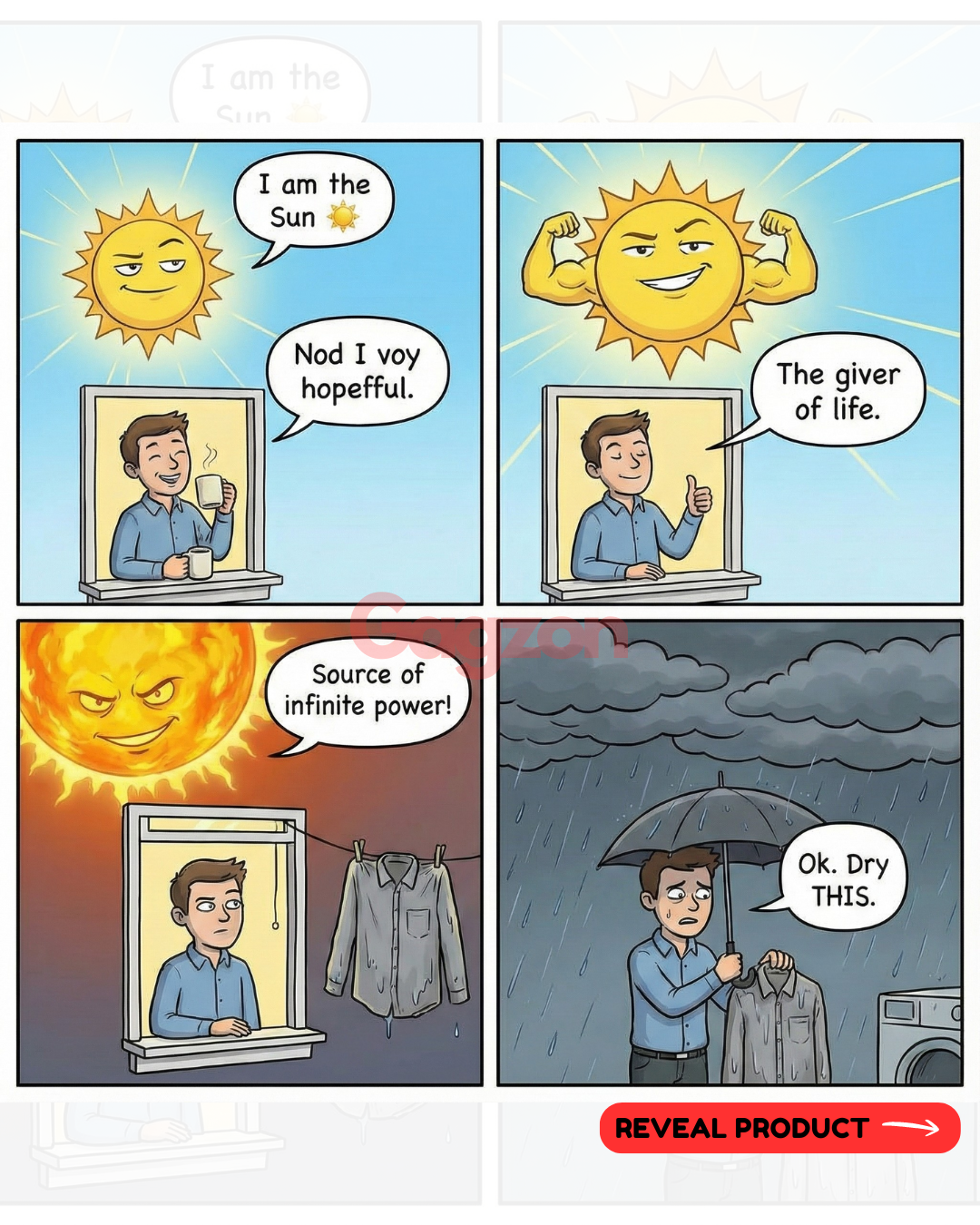 The Sun goes full god-mode — “Source of infinite power!”