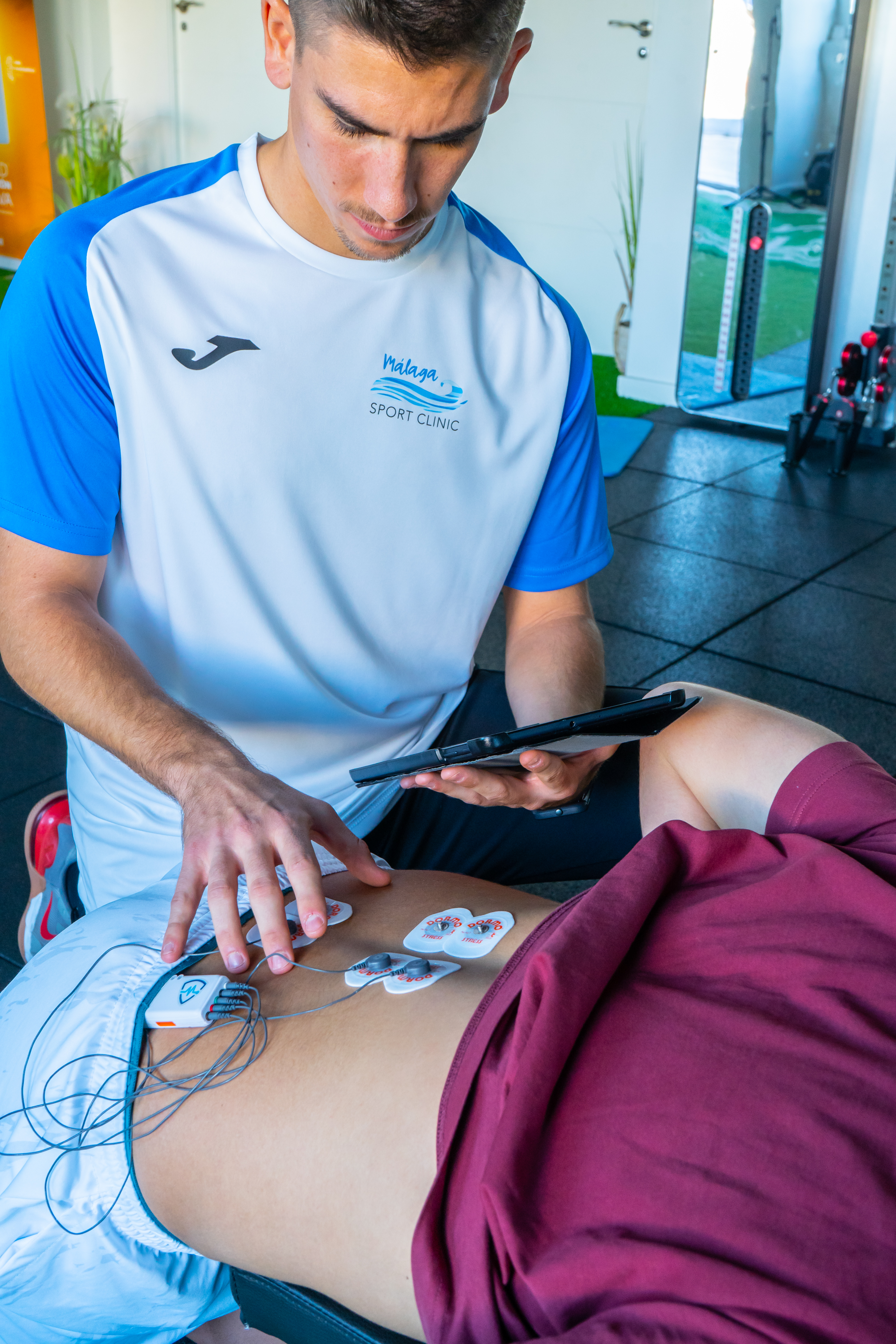 Sesión de fisioterapia