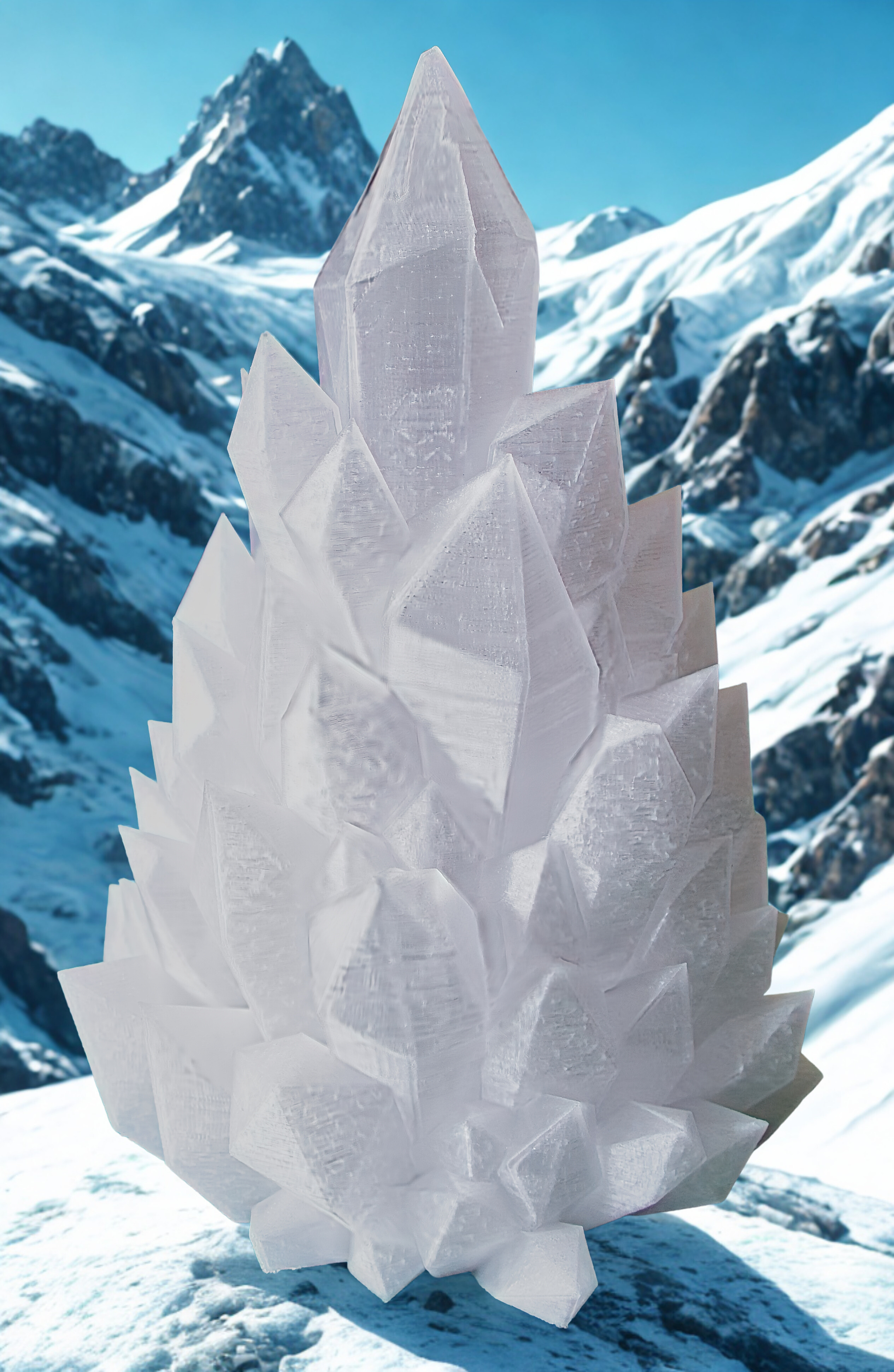 GRAND SAPIN EN CRISTAUX