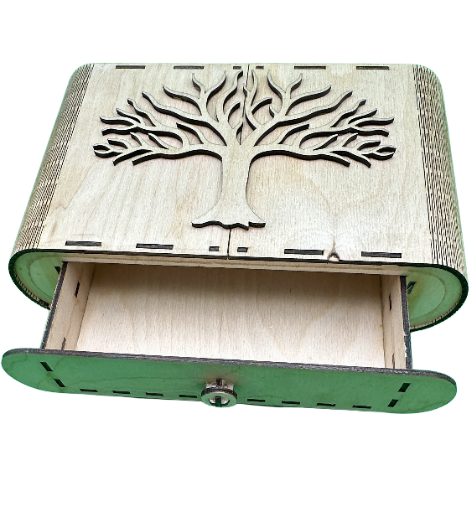 Magnifique tiroir en bois 