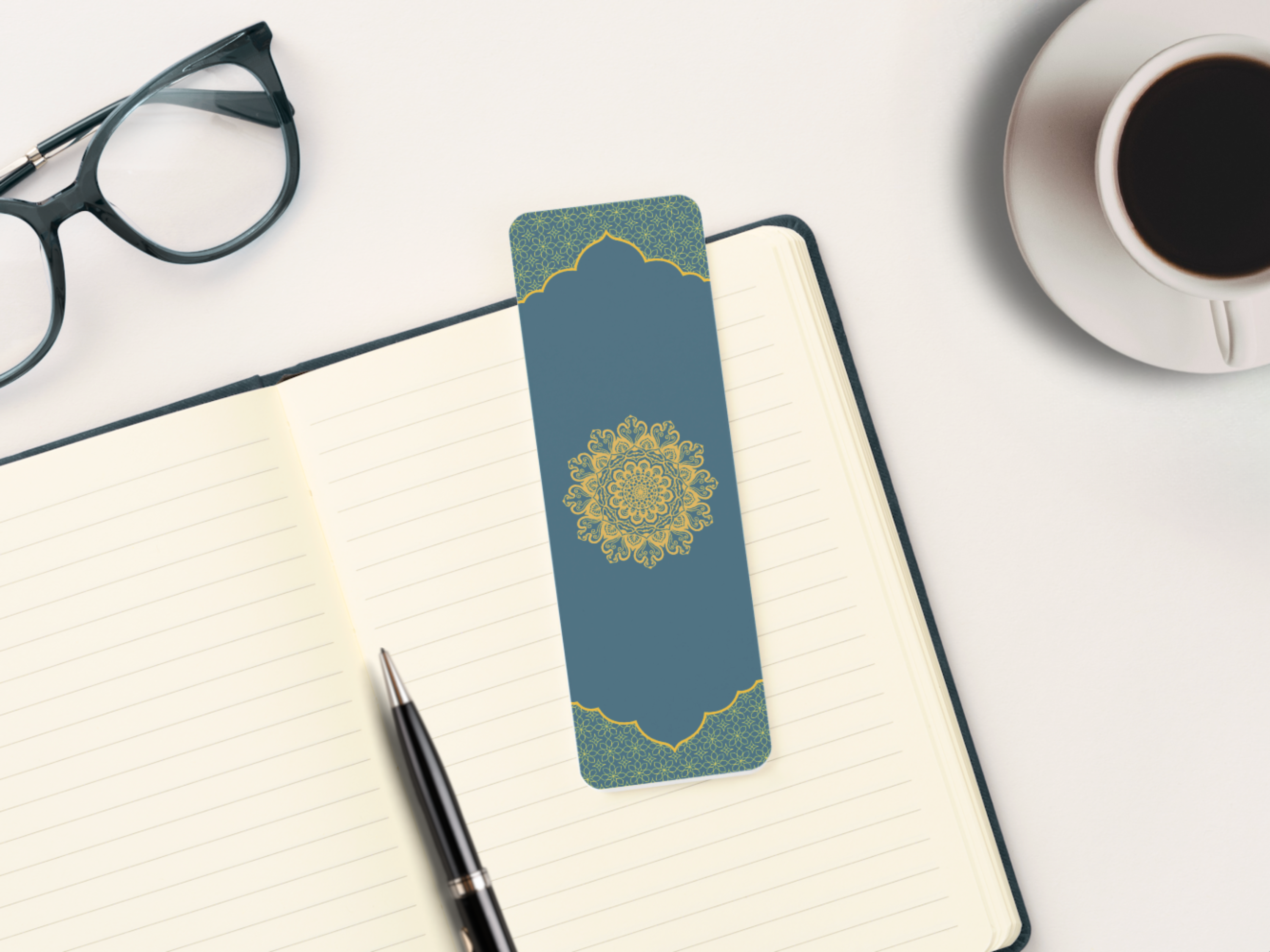 Elegant Mandala Bookmark