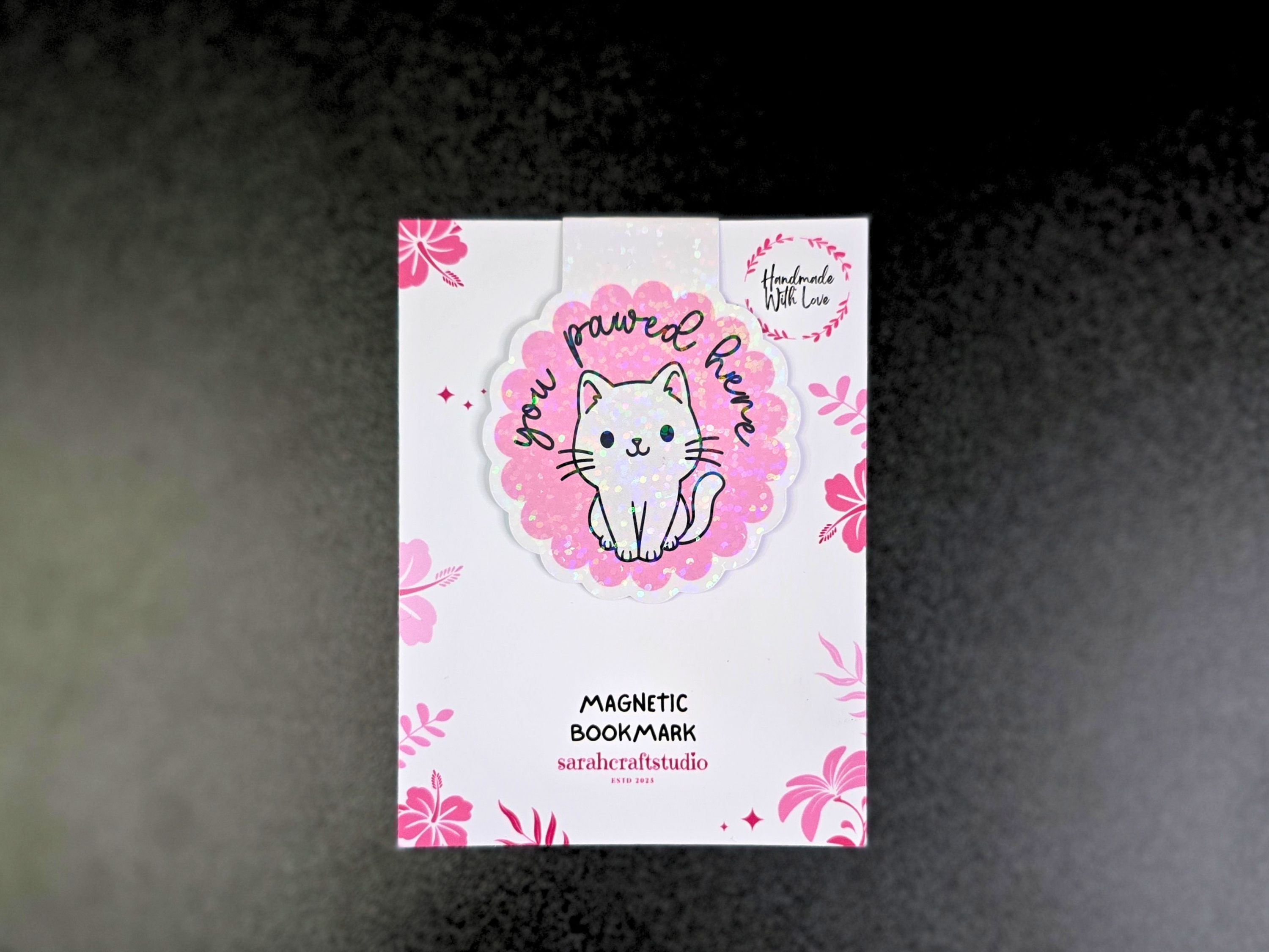 'You Pawed Here' Magnetic Bookmark