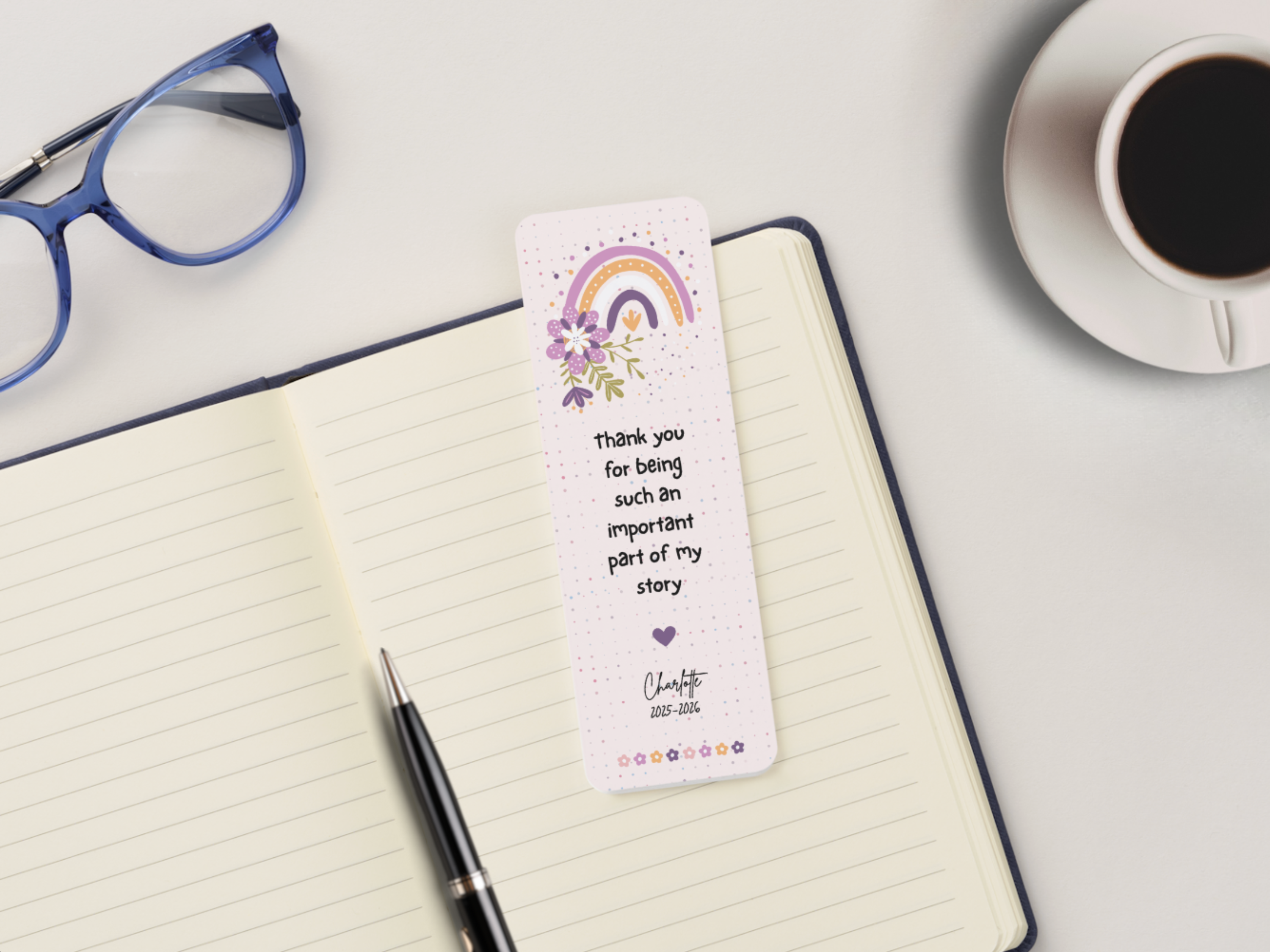 Personalized Memorial Bookmark
