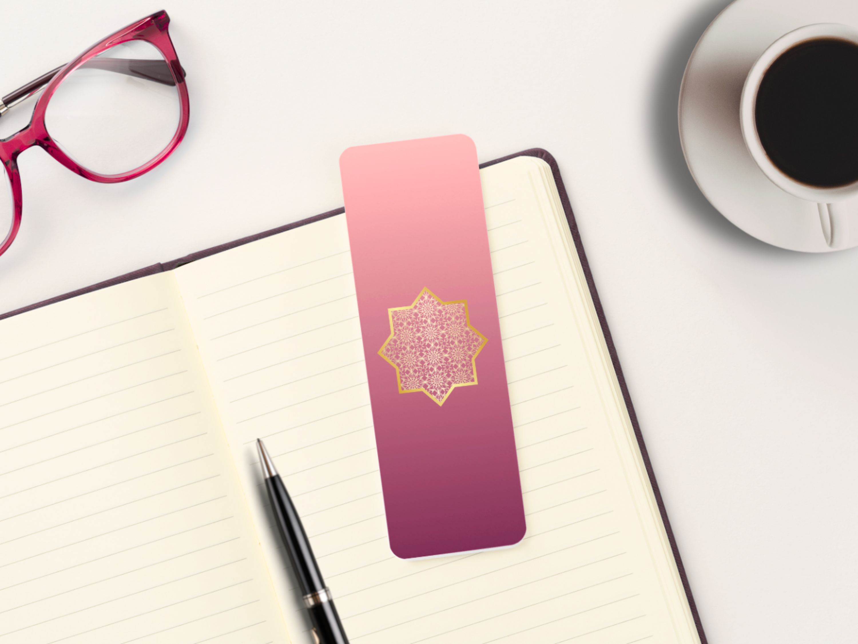 Elegant Mandala Bookmark