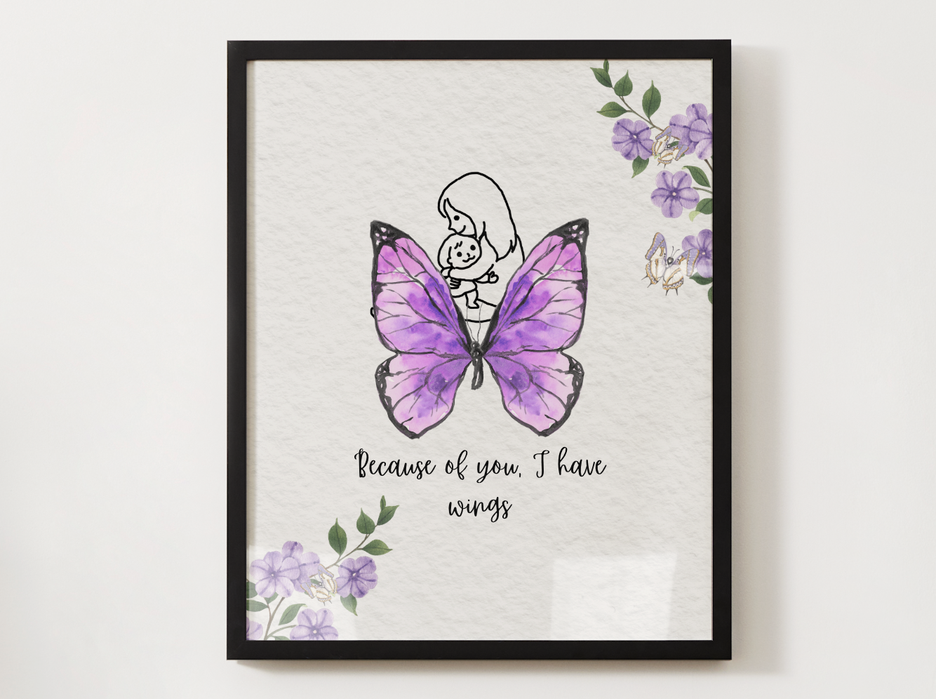 Butterfly Mama Mug – “You Gave Me Wings” | Free Printable Included