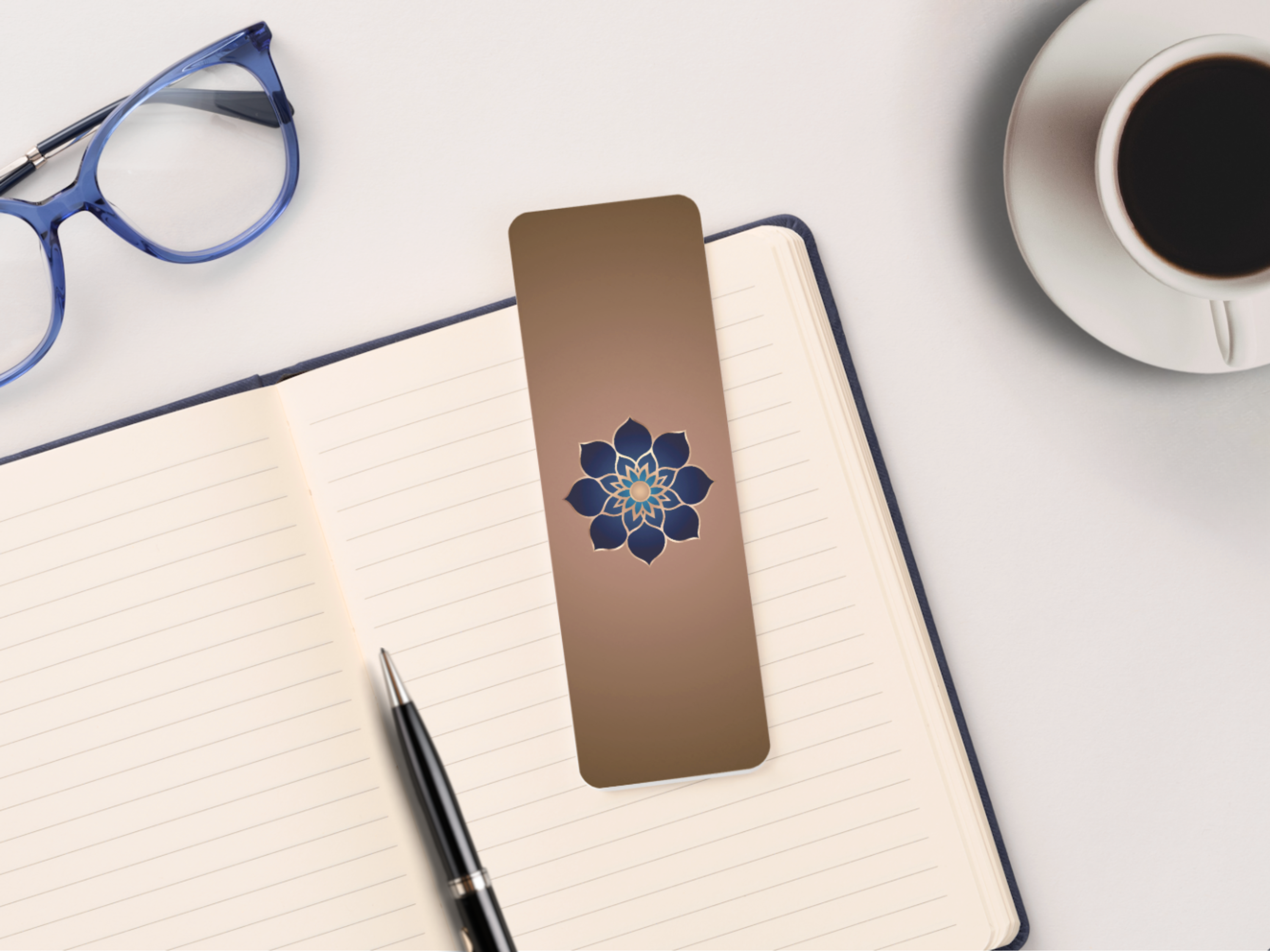 Geometric Mandala Bookmark