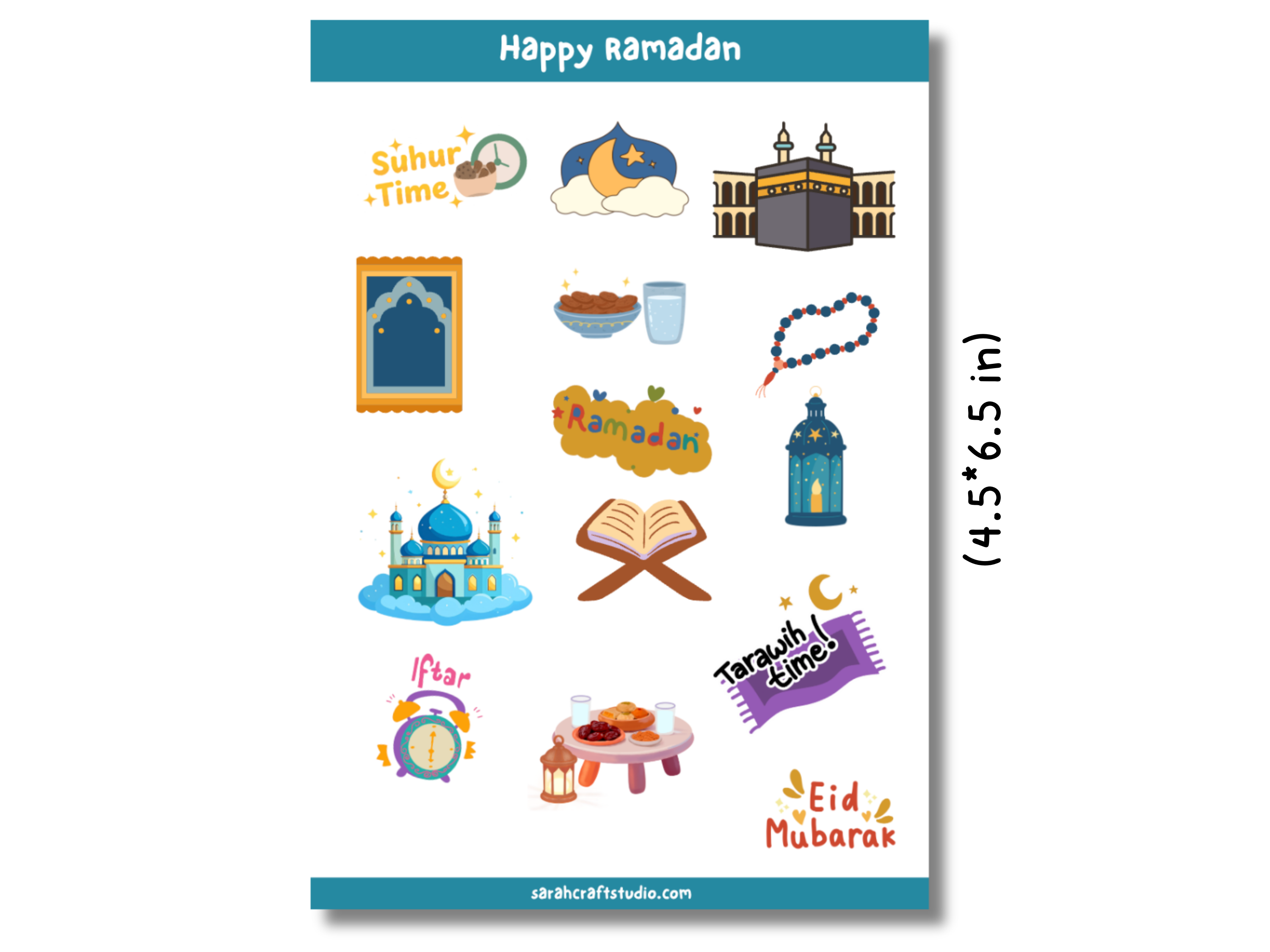 Ramadan Celebration Sticker Sheet