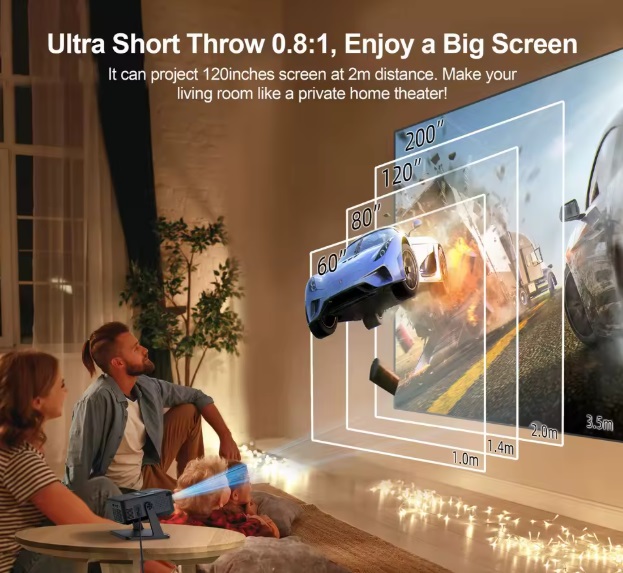 Ультра-мини смарт-проектор Innoker на Android с поддержкой 4K и 1080P